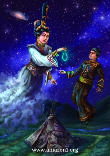 Altai Prinzessin und Saosh Yant (Kapitel "Saoschs Begegnung mit der Prinzessin") 