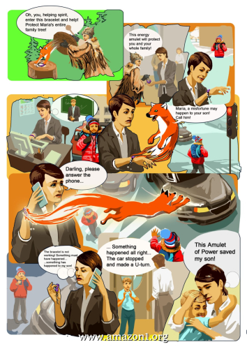 Magic object. Comic book 