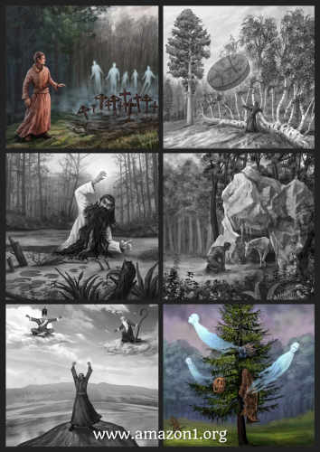 The  shamanic sickness, a comic book
