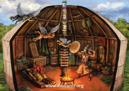 The  stages of the shamanic ritual  for human healing 1