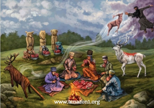 The  stages of the shamanic ritual  for human healing 7