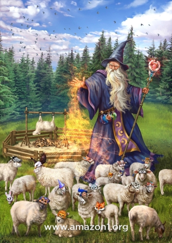 The wizard and the sheep