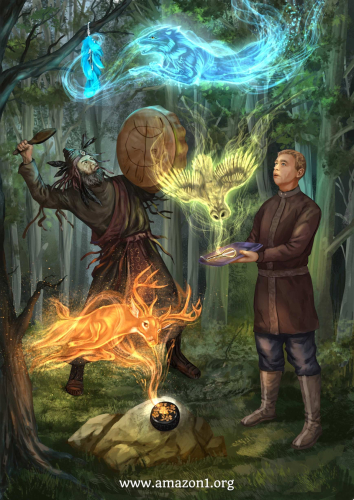 The settlement of the spirit in a Magic Object